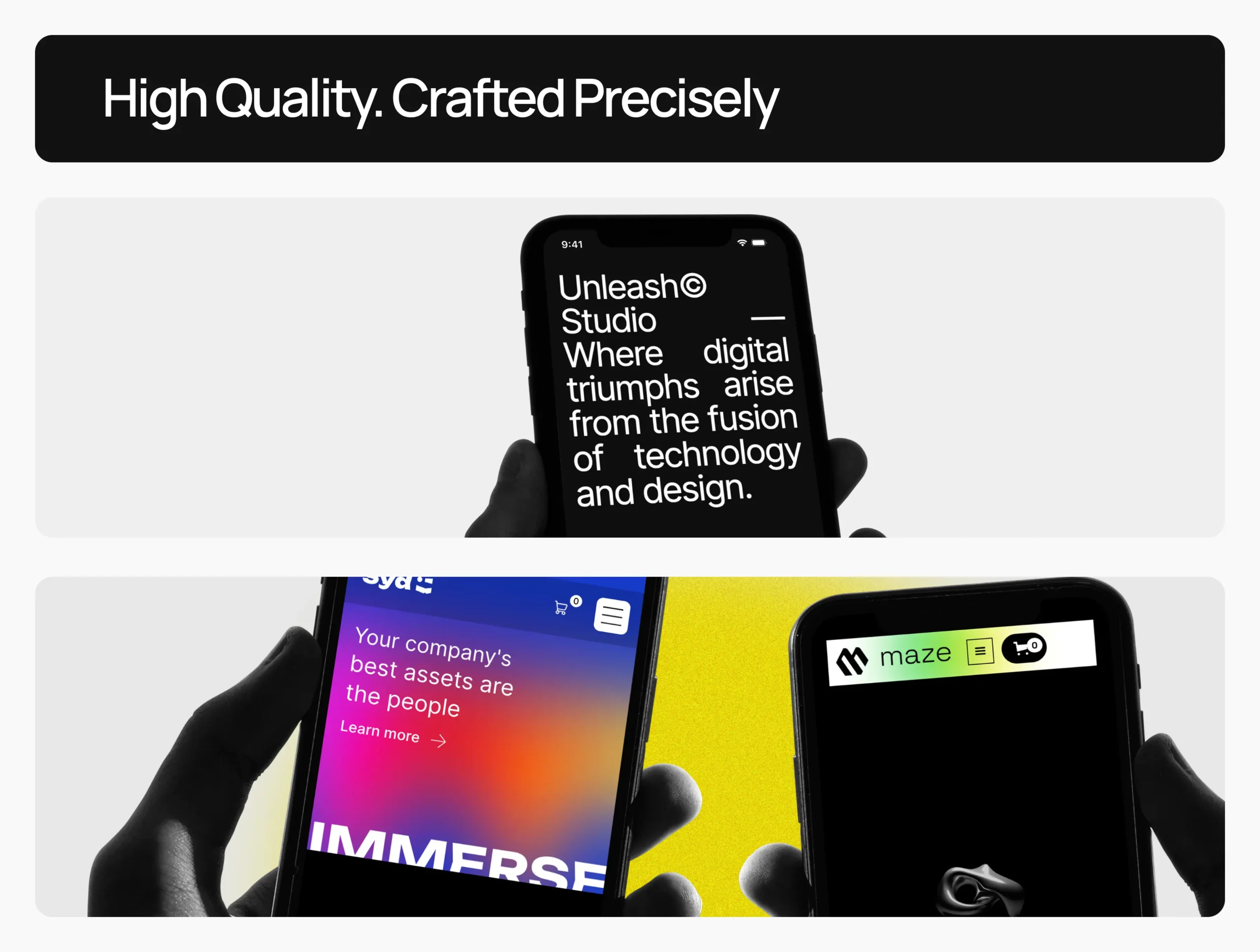 iphone in hand mockups - by arpit brandings