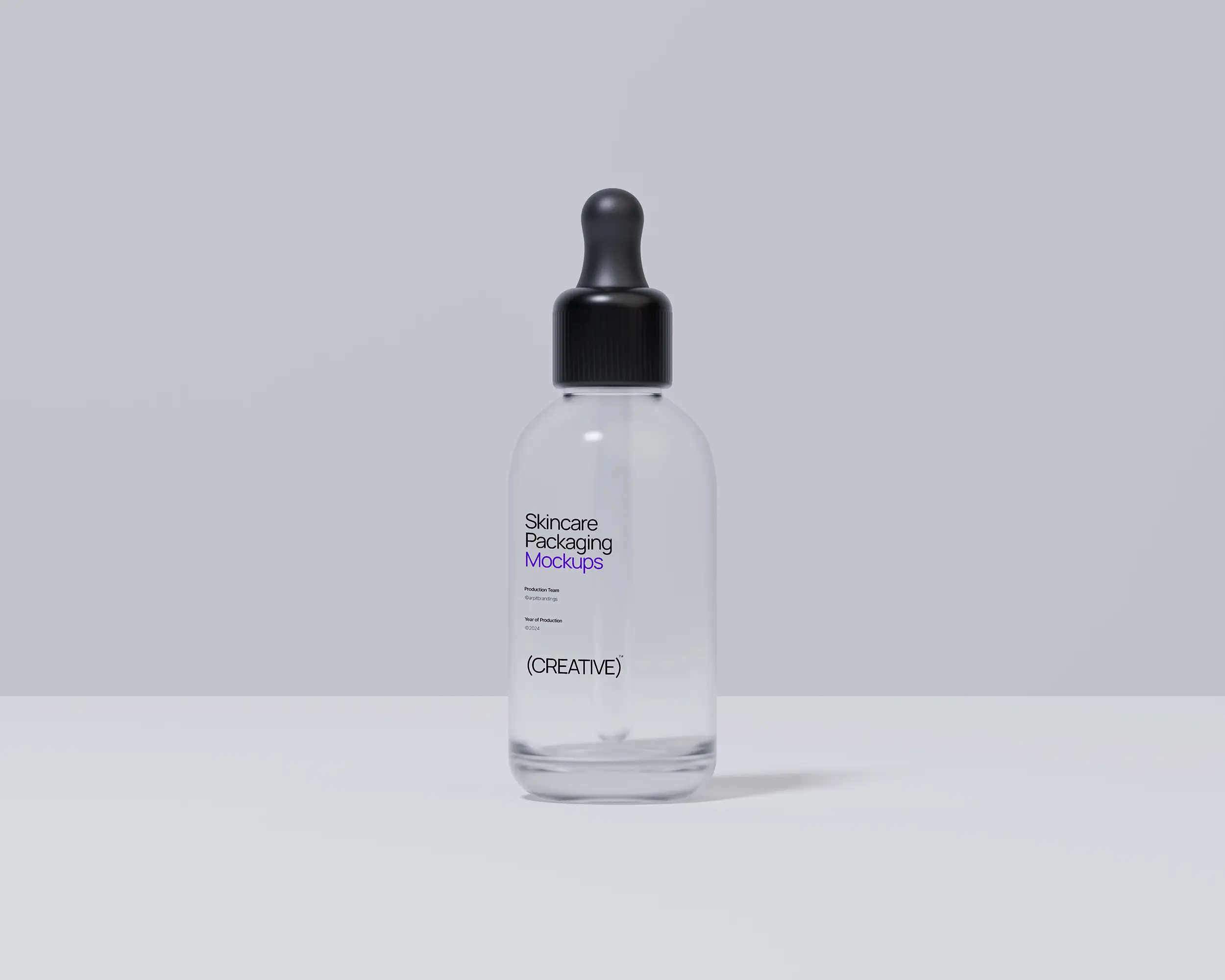 free dropper bottle mockup - Skin care packaging mockups by arpit brandings studios