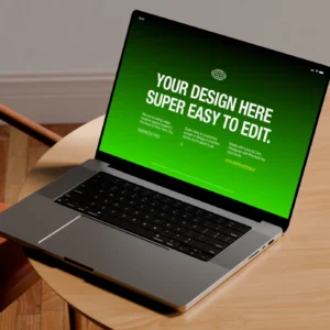 Animated Macbook Pro Mockup | 10