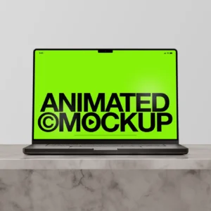 Animated Macbook Pro Mockup | 11