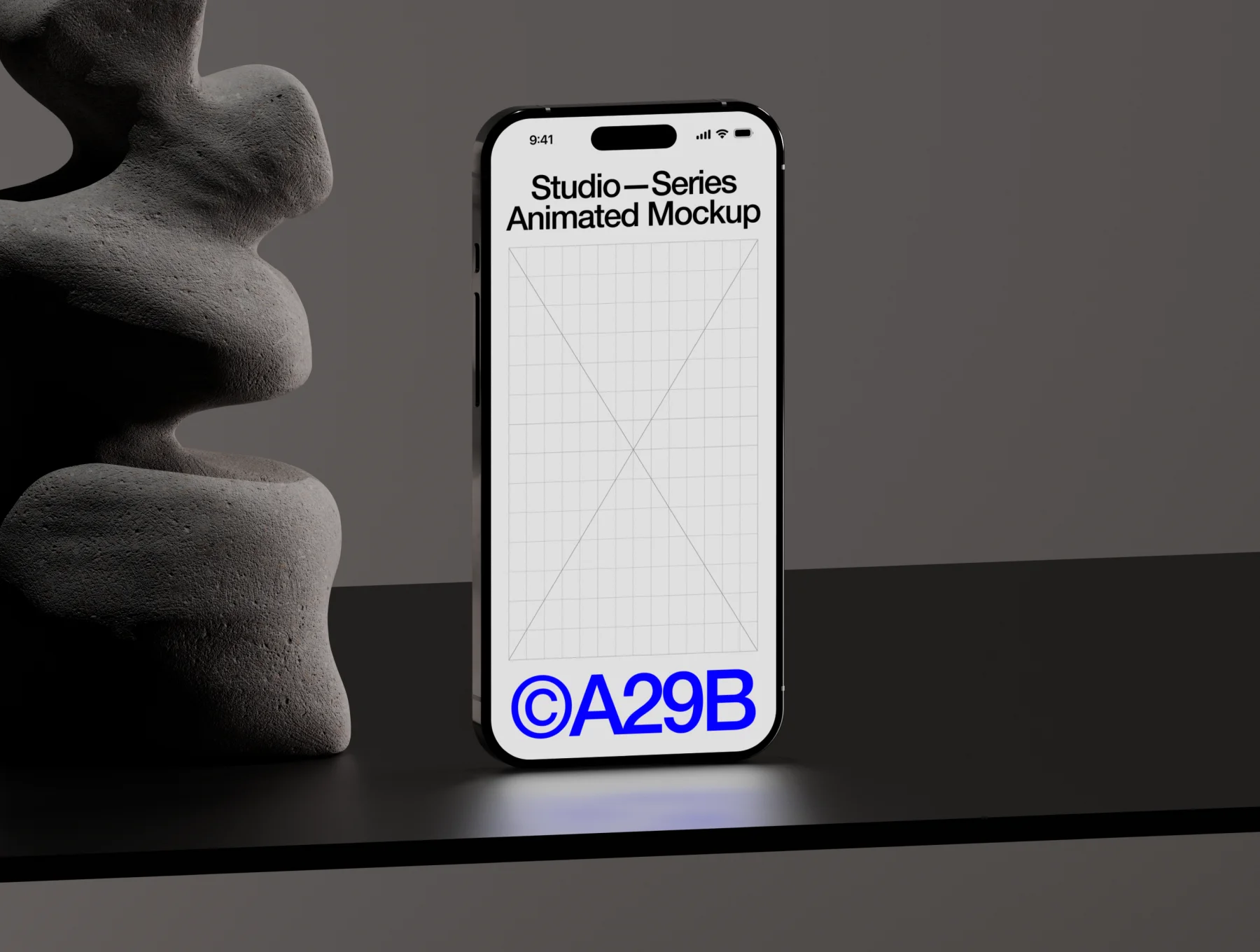 Animated iPhone 15 Pro Mockup | 03