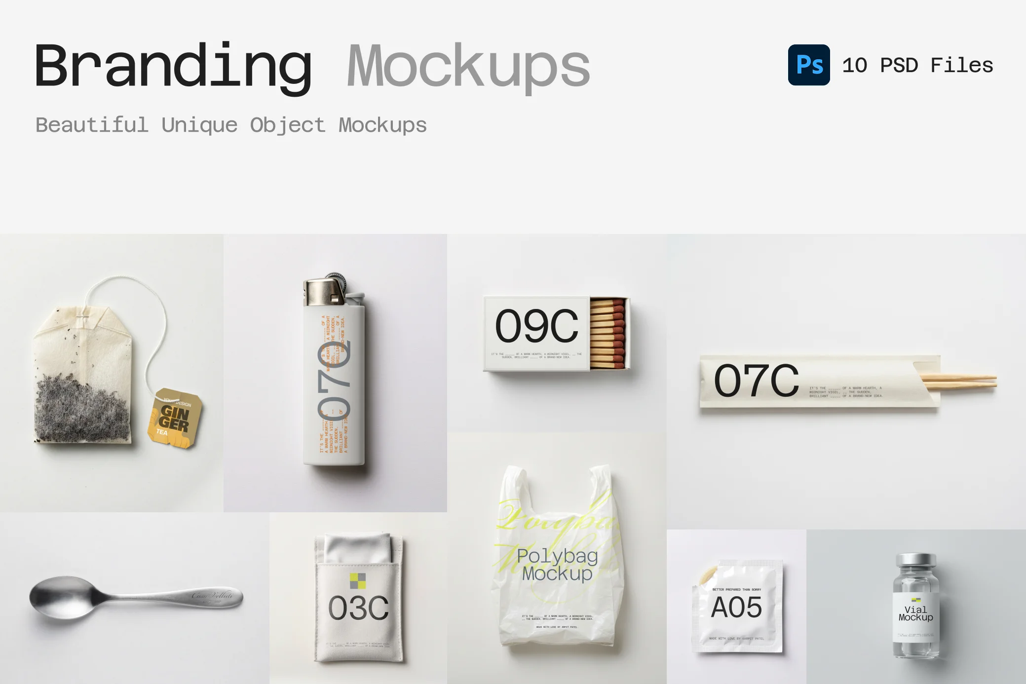 Branding Object Mockups—Volume 1