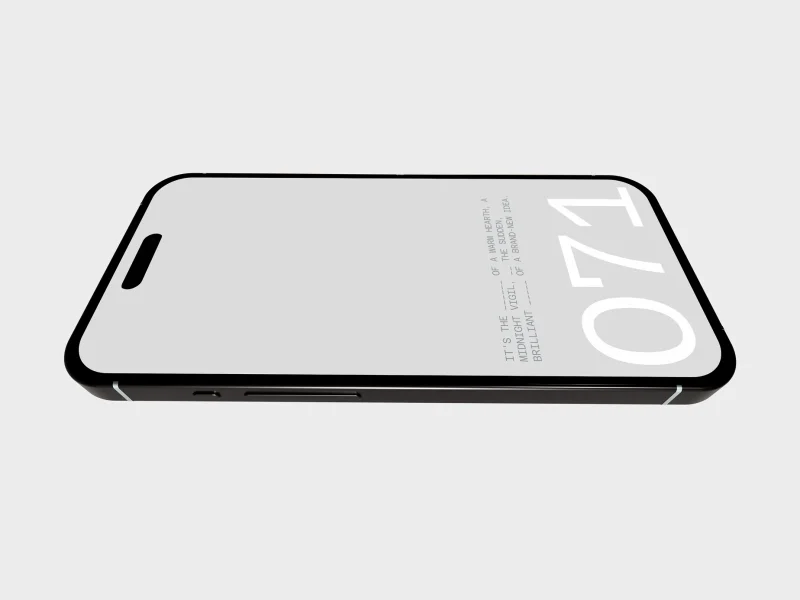Perspective iphone 16 mockup 8