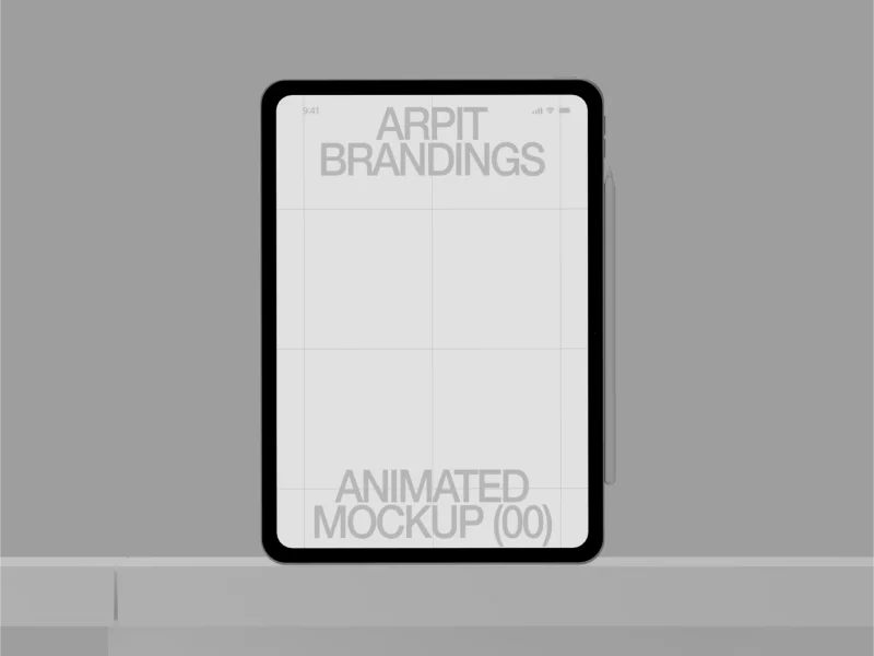 animated ipad mockup 02 slide before