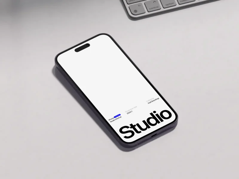 Animated iPhone Studio Mockup | 02 by arpit brandings studios
