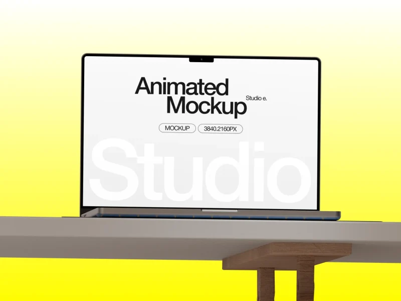 studio edition macbook pro mockup 7