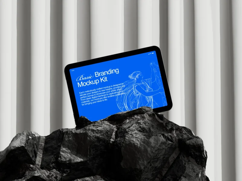 ipad mockups - basic branding mockup kit by arpit brandings